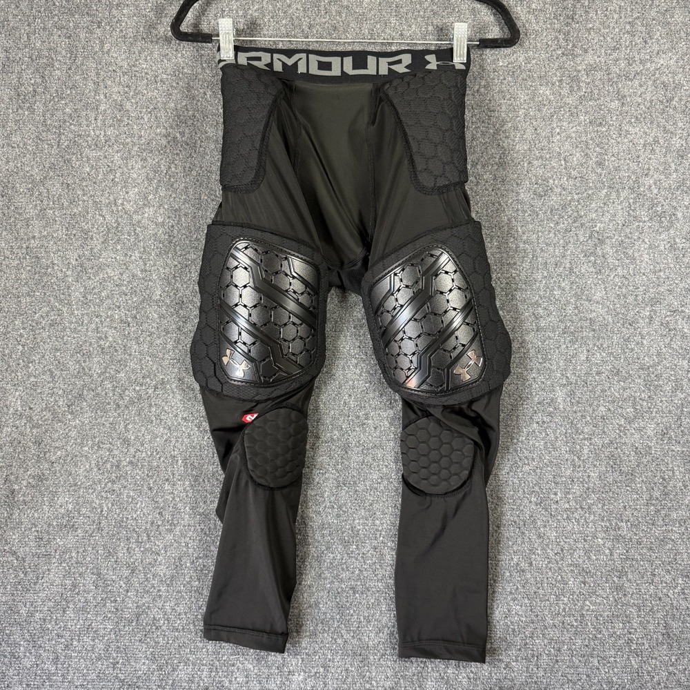 Under Armour Heatgear Gameday Armour Compression Tights Leggings Black Medium